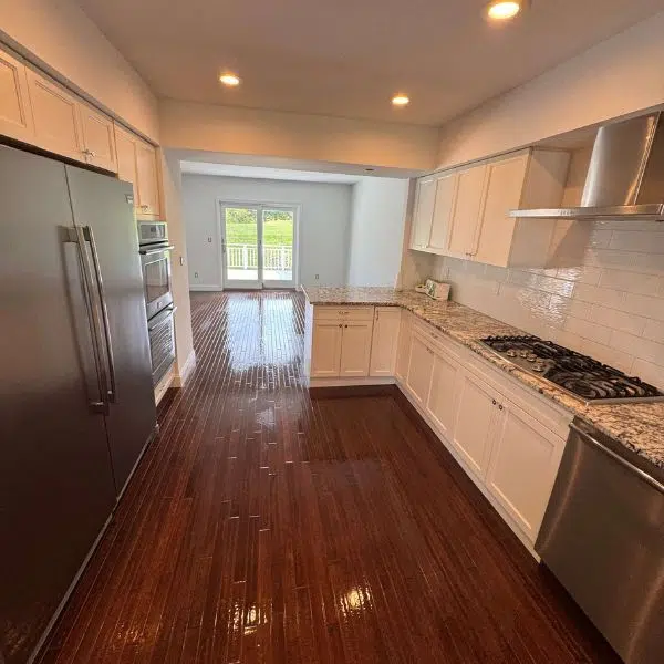 An empty kitchen ready for a move